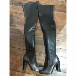 GIANVITO ROSSI Boots T.eu 40 Leather Brown -winter shoes Sales 2023 823570 3