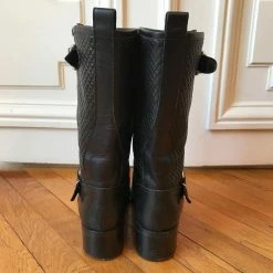 GIANVITO ROSSI Boots T.eu 38 Leather Black -winter shoes Sales 2023 823615 3