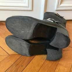 GIANVITO ROSSI Boots T.eu 38 Leather Black -winter shoes Sales 2023 823615 4