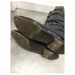 YVES SAINT LAURENT Boots T.eu 36 Patent Leather Black -winter shoes Sales 2023 823642 6