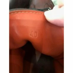 Hermès HERMES Ankle Boots T.eu 40 Leather Brown -winter shoes Sales 2023 823647 7