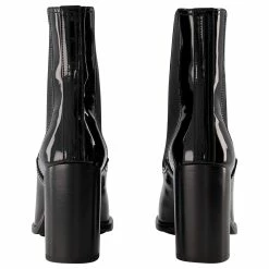 Alexander Mcqueen Boots In Black/Silver Leather -winter shoes Sales 2023 824250 3