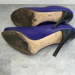 GIUSEPPE ZANOTTI Ankle Boots T.eu 39.5 Leather Blue -winter shoes Sales 2023 825905 5