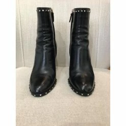 VALENTINO GARAVANI Ankle Boots T.eu 38.5 Leather Black -winter shoes Sales 2023 826139 3