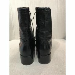CHANEL Ankle Boots T.eu 39.5 Leather Black -winter shoes Sales 2023 827456 6