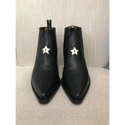 DIOR Ankle Boots T.eu 38 Leather Black -winter shoes Sales 2023 827489 4