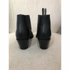 DIOR Ankle Boots T.eu 38 Leather Black -winter shoes Sales 2023 827489 5