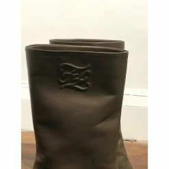 FENDI Boots T.eu 38 Leather Brown -winter shoes Sales 2023 827525 3