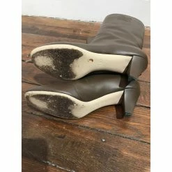 FENDI Boots T.eu 38 Leather Brown -winter shoes Sales 2023 827525 8