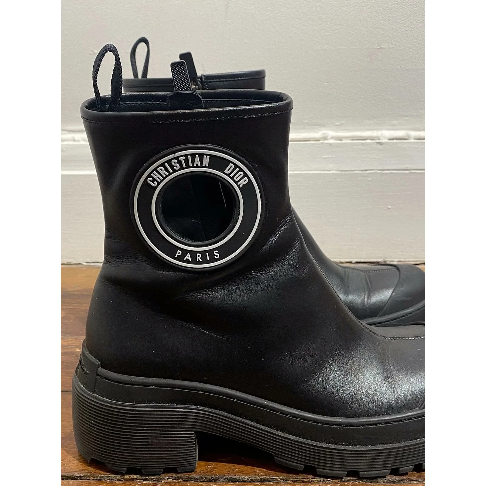 DIOR Ankle Boots T.eu 36 Leather Black 3 DIOR Ankle Boots T.eu 36 Leather Black - Image 3