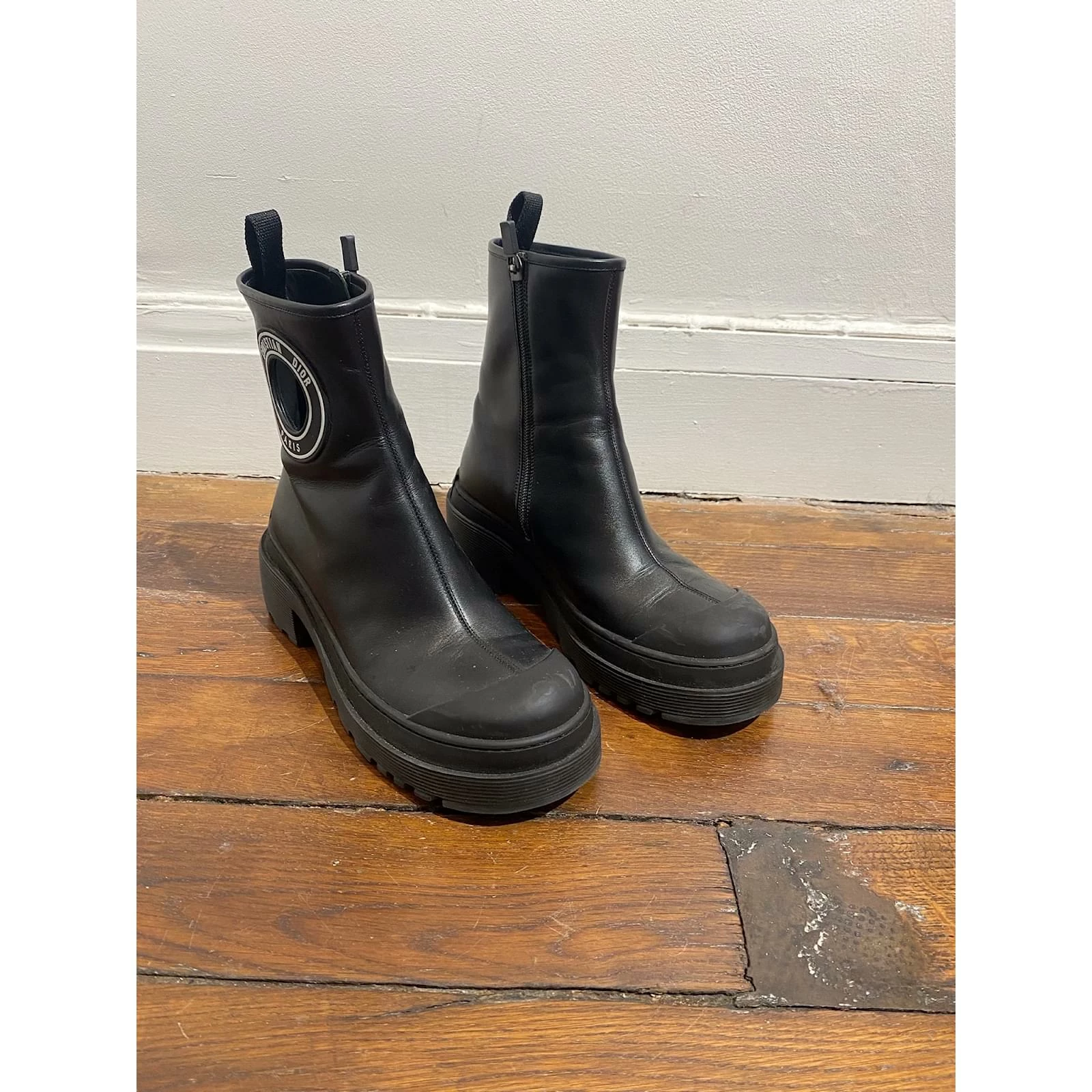 DIOR Ankle Boots T.eu 36 Leather Black 5 DIOR Ankle Boots T.eu 36 Leather Black - Image 5