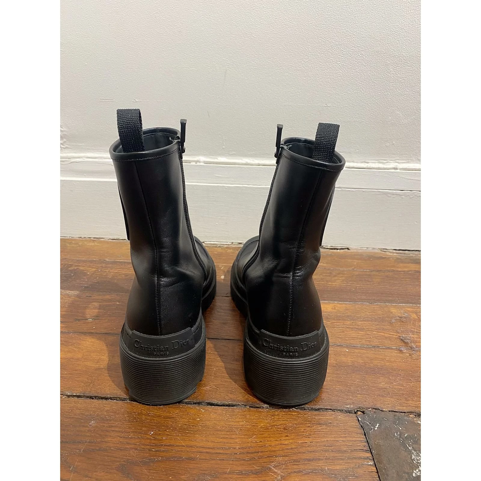 DIOR Ankle Boots T.eu 36 Leather Black 6 DIOR Ankle Boots T.eu 36 Leather Black - Image 6