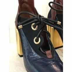 DIOR Ankle Boots T.eu 40.5 Leather Blue -winter shoes Sales 2023 827621 5