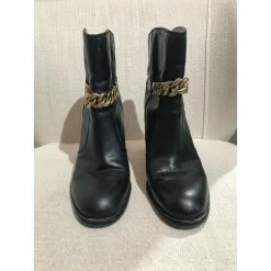Chloé Ankle Boots T.EU 37.5 Leather Black -winter shoes Sales 2023 827692 3