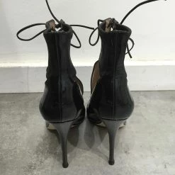 GIANVITO ROSSI Ankle Boots T.eu 37.5 Patent Leather Black -winter shoes Sales 2023 827697 4