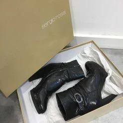 SERGIO ROSSI Ankle Boots T.eu 36.5 Patent Leather Black 11 SERGIO ROSSI Ankle Boots T.eu 36.5 Patent Leather Black -winter shoes Sales 2023 827699 6