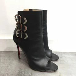 CHRISTIAN LOUBOUTIN Ankle Boots T.eu 38 Leather Black 9 CHRISTIAN LOUBOUTIN Ankle Boots T.eu 38 Leather Black -winter shoes Sales 2023 827703 4