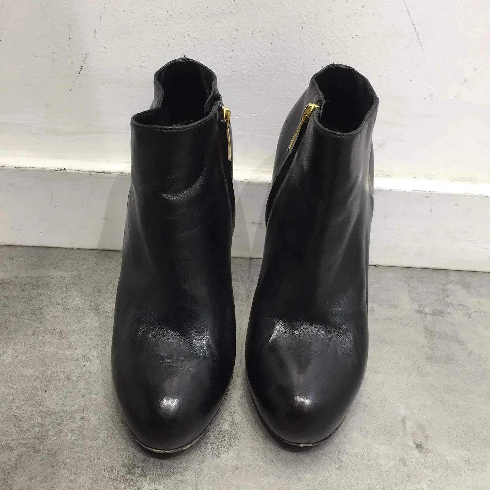 SERGIO ROSSI Ankle Boots T.eu 37.5 Leather Black 2 SERGIO ROSSI Ankle Boots T.eu 37.5 Leather Black - Image 2