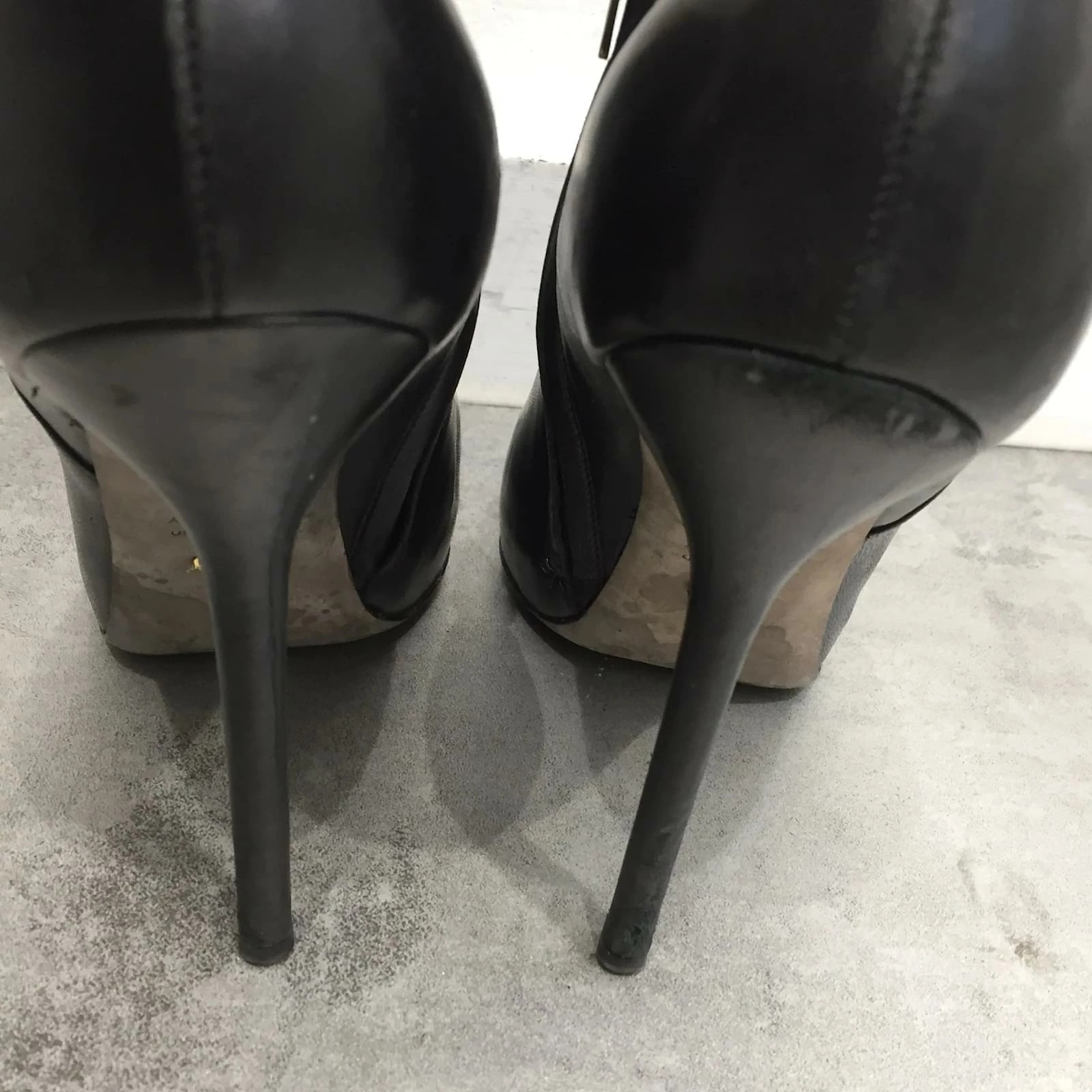 SERGIO ROSSI Ankle Boots T.eu 37.5 Leather Black 4 SERGIO ROSSI Ankle Boots T.eu 37.5 Leather Black - Image 4