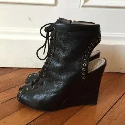 MARC JACOBS Ankle Boots T.eu 37 Leather Black -winter shoes Sales 2023 827712 3