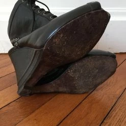 MARC JACOBS Ankle Boots T.eu 37 Leather Black -winter shoes Sales 2023 827712 5