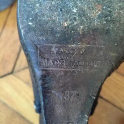 MARC JACOBS Ankle Boots T.eu 37 Leather Black -winter shoes Sales 2023 827712 6