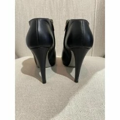 SERGIO ROSSI Ankle Boots T.eu 38 Leather Black -winter shoes Sales 2023 827748 4