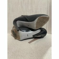 SERGIO ROSSI Ankle Boots T.eu 38 Leather Black -winter shoes Sales 2023 827748 6