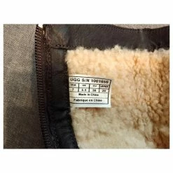 Ugg GERSHWIN Waterproof Zipped Brown Leather Shearling Boots 14 Ugg GERSHWIN Waterproof Zipped Brown Leather Shearling Boots -winter shoes Sales 2023 829156 6