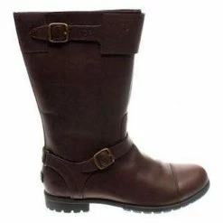 Ugg GERSHWIN Waterproof Zipped Brown Leather Shearling Boots 17 Ugg GERSHWIN Waterproof Zipped Brown Leather Shearling Boots -winter shoes Sales 2023 829156 9