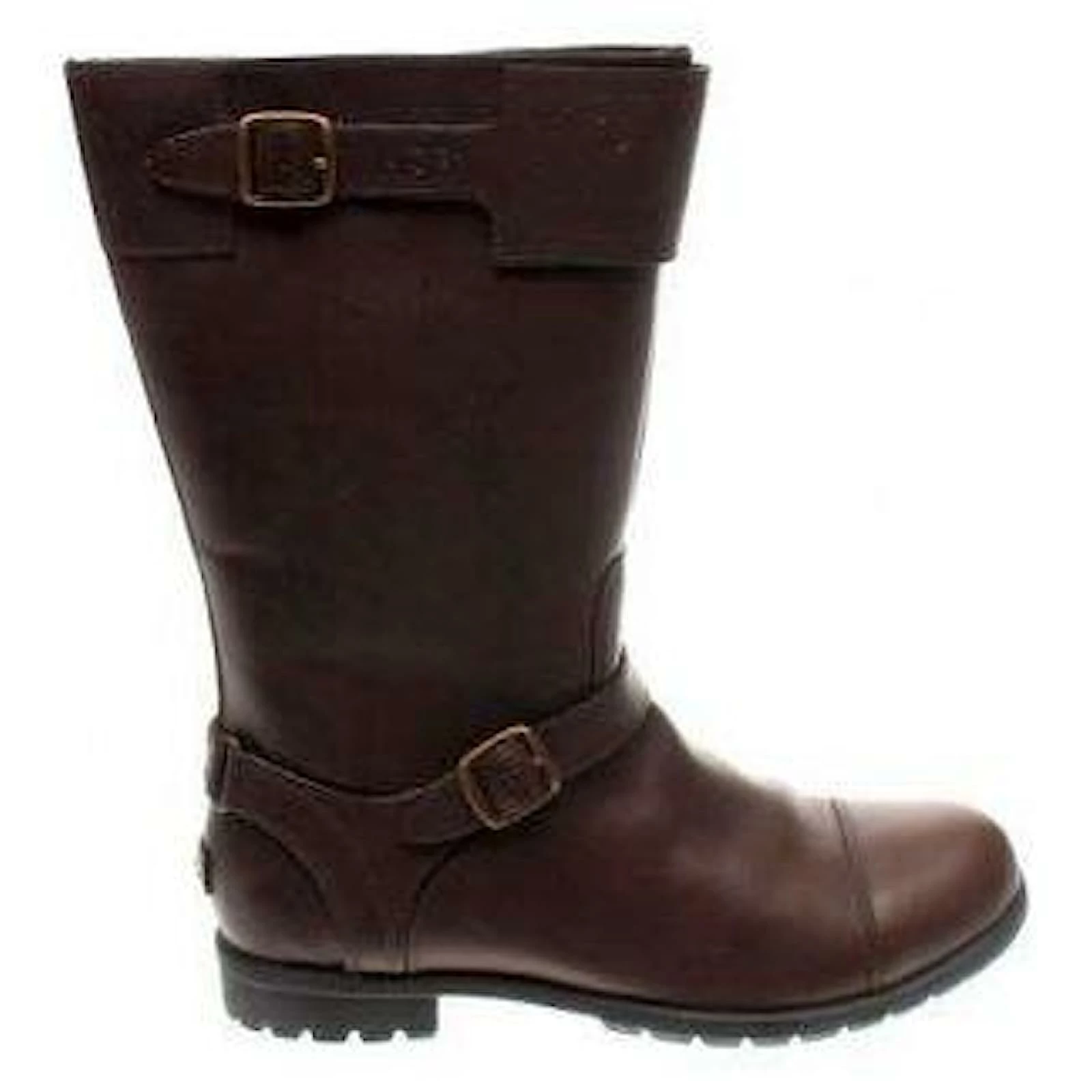 Ugg GERSHWIN Waterproof Zipped Brown Leather Shearling Boots 9 Ugg GERSHWIN Waterproof Zipped Brown Leather Shearling Boots - Image 9