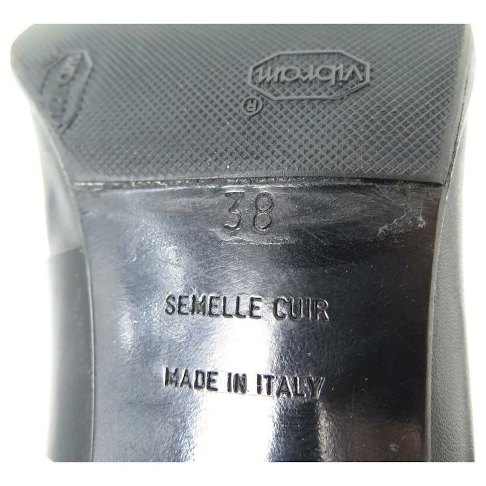 Hermès HERMES SHOES HEEL STRAPS BOOTS 38 BLACK LEATHER BOOTS 4 Hermès HERMES SHOES HEEL STRAPS BOOTS 38 BLACK LEATHER BOOTS - Image 4