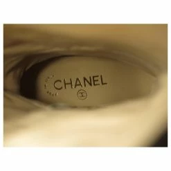 CHANEL BOOTS G31303 37.5 WEDGES LEATHER BOOTS Black -winter shoes Sales 2023 834935 10