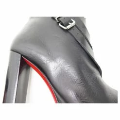 NEW CHRISTIAN LOUBOUTIN TROOP BOOTS SHOES 39 BLACK LEATHER BOOTS -winter shoes Sales 2023 835033 8