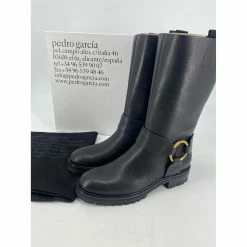 PEDRO GARCIA Ankle Boots T.eu 39 Leather Black -winter shoes Sales 2023 836760 7