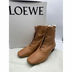 LOEWE Ankle Boots T.eu 39 Leather -winter shoes Sales 2023 836771 7