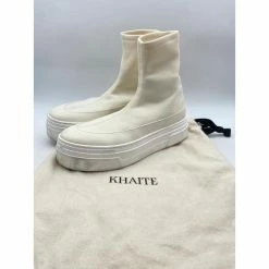 KHAITE Boots T.eu 39 Leather Cream -winter shoes Sales 2023 836913 7