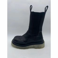 BOTTEGA VENETA Boots T.eu 37 Leather Black -winter shoes Sales 2023 837886 3