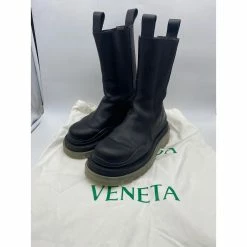 BOTTEGA VENETA Boots T.eu 37 Leather Black -winter shoes Sales 2023 837886 7