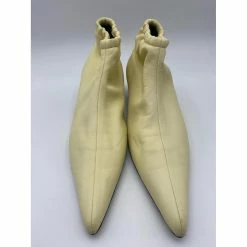 KHAITE Ankle Boots T.eu 38 Leather Cream -winter shoes Sales 2023 838226 3
