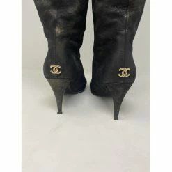 CHANEL Boots T.eu 41 Leather Black -winter shoes Sales 2023 838250 4