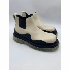 BOTTEGA VENETA Ankle Boots T.eu 39 Leather White -winter shoes Sales 2023 838265 3