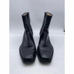 Autre Marque GIA COUTURE Ankle Boots T.eu 38 Leather Black -winter shoes Sales 2023 838270 3