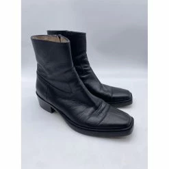 Autre Marque GIA COUTURE Ankle Boots T.eu 38 Leather Black -winter shoes Sales 2023 838270 4
