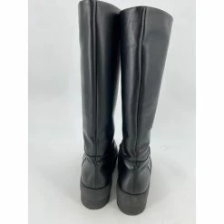 Autre Marque GIA BORGHINI Boots T.eu 37.5 Leather Black -winter shoes Sales 2023 838705 5