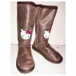 VICTORIA COUTURE BOOTS FURRED LEATHER RELIEFS T 39/40 Dark Brown -winter shoes Sales 2023 839048 4