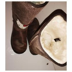 VICTORIA COUTURE BOOTS FURRED LEATHER RELIEFS T 39/40 Dark Brown -winter shoes Sales 2023 839048 6