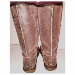 VICTORIA COUTURE BOOTS FURRED LEATHER RELIEFS T 39/40 Dark Brown -winter shoes Sales 2023 839048 9