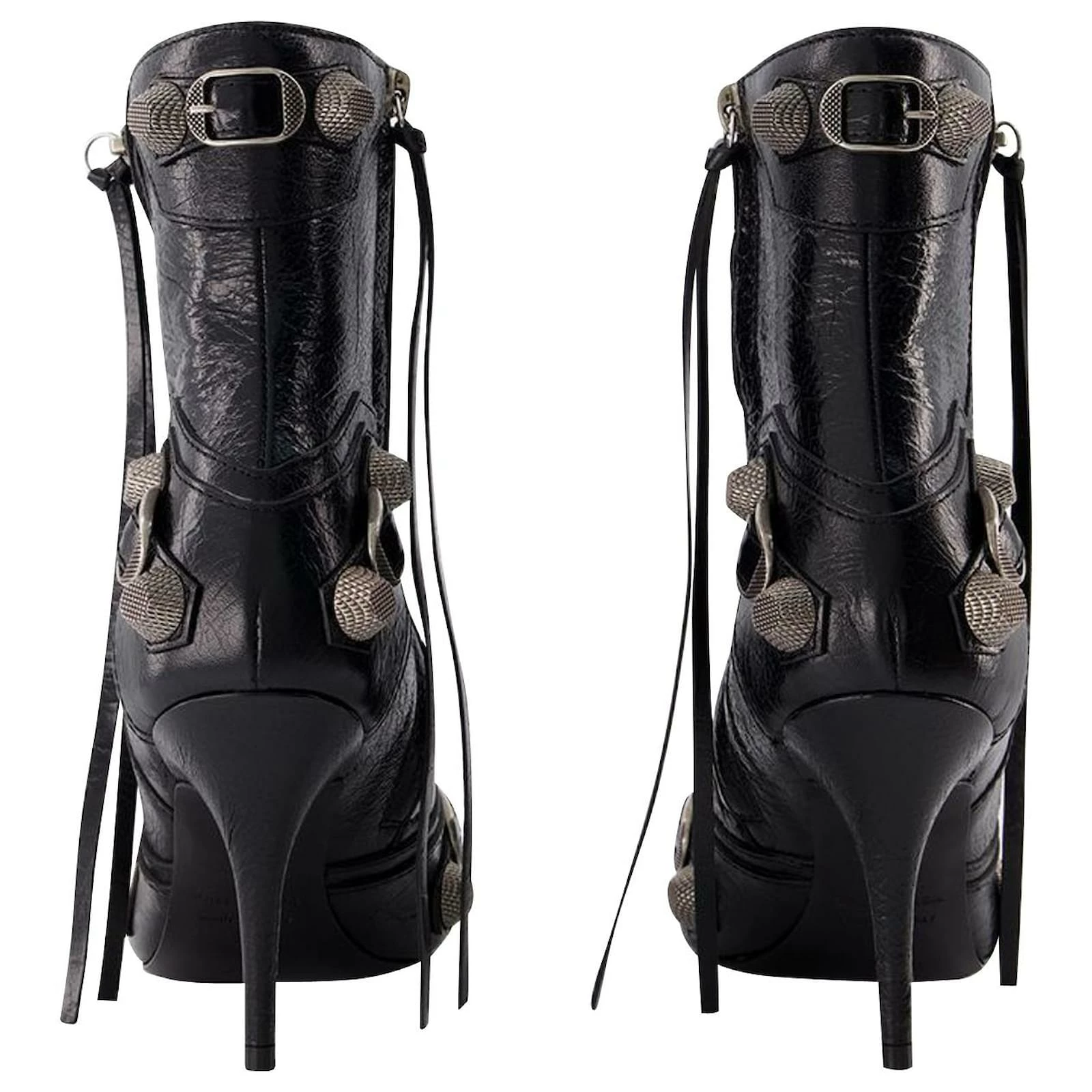 Cagole H90 Ankle Boots - Balenciaga - Leather - Black 3 Cagole H90 Ankle Boots - Balenciaga - Leather - Black - Image 3