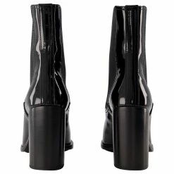 Alexander Mcqueen Boots In Black/Silver Leather -winter shoes Sales 2023 841069 3